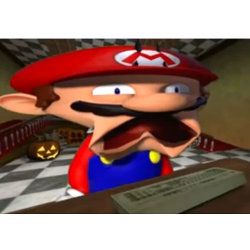 Стикер МАРИО ОТ SMG4 - 0