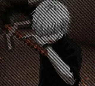 Sticker Канеки Кен @Shiroichan21❧𝕾𝖍𝖎𝖗𝖔𝖎 ☙ @Tgthemstickbot - 1