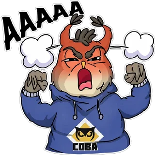 Стикер Сова - душа компании - 5