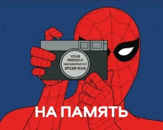 Sticker MEME SPIDER MAN 1967 - 0