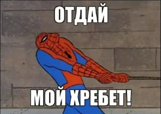 Sticker MEME SPIDER MAN 1967 - 2