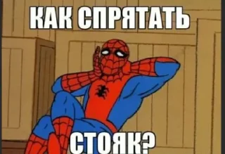 Sticker MEME SPIDER MAN 1967 - 10