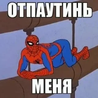 Sticker MEME SPIDER MAN 1967 - 5