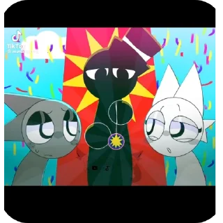 Стикер SPRUNKI (помогите это пипец) - 1