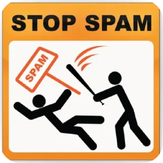 Стикер STOP SPAM!! - 2