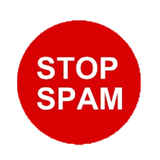 Стикер STOP SPAM!! - 3