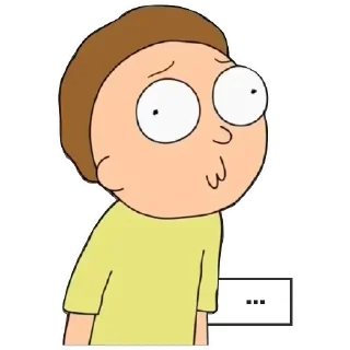 Стикер Рик и Морти @StickersPackRobot - 1