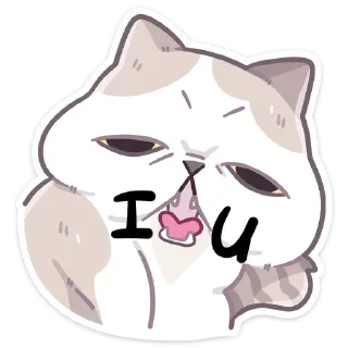 Стикер Котик @StickersPackRobot - 2