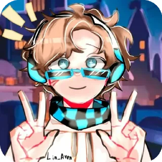 Стикер Лололошка @StickersPackRobot - 2