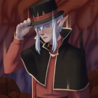 Стикер ❤️‍🔥Люциус❤️‍🔥 @StickersPackRobot - 0