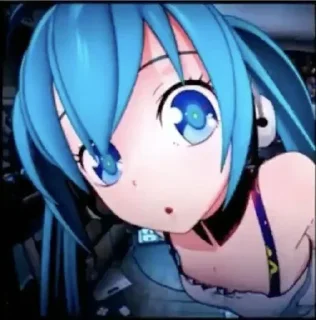 Sticker Мику👊 @StickersPackRobot - 8