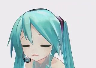 Sticker Мику👊 @StickersPackRobot - 0