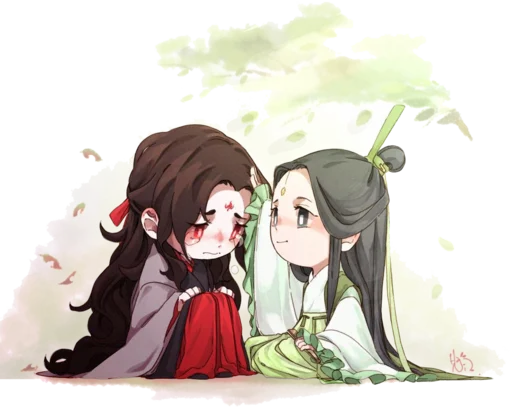 anime illustration human face