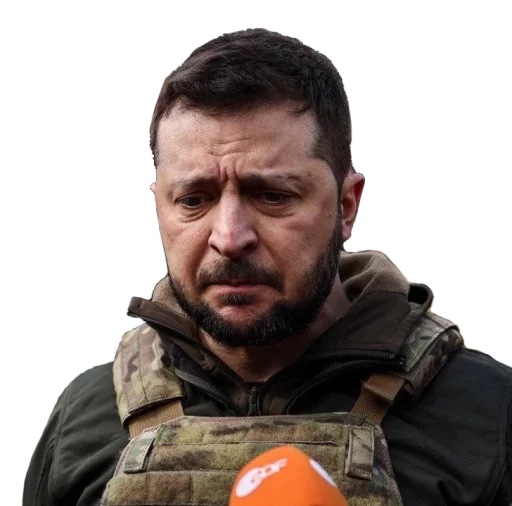 Sticker Sad Zelensky - 0