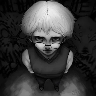 Стикер Зайчик😈 @Tgthemstickbot - 1