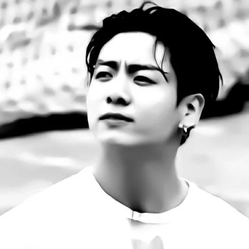 human face portrait black and white