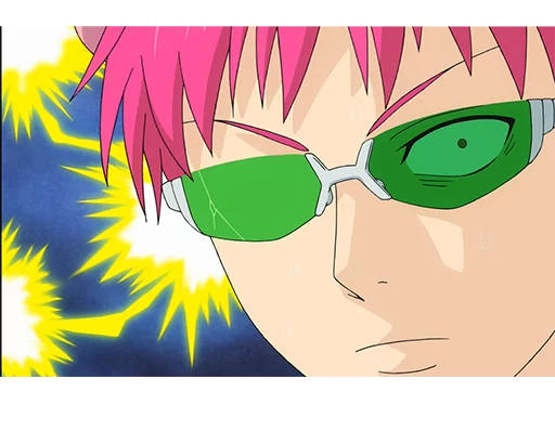 очки аниме человеческое лицо