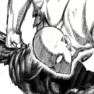 Стикер Saitama/Garou :: @TengenSama - 2