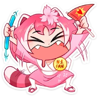 Sticker Сакура @Nyasticks - 6