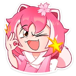 Sticker Сакура @Nyasticks - 9