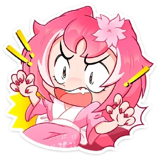 Sticker Сакура @Nyasticks - 8