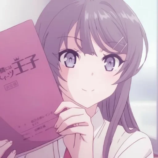 Стикер Mai Sakurajima by @anime_stickerr - 8