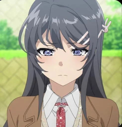 Стикер Mai Sakurajima by @anime_stickerr - 5