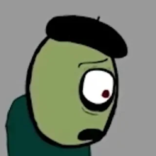 Стикер Зелёные обрубки💚 - 11