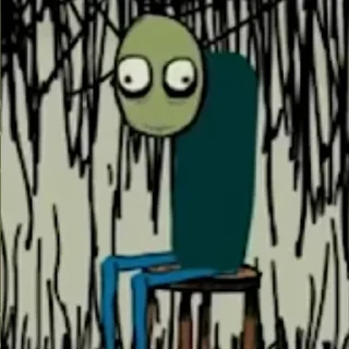 Стикер Зелёные обрубки💚 - 5