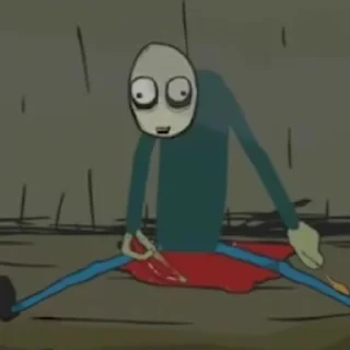 Стикер Зелёные обрубки💚 - 1