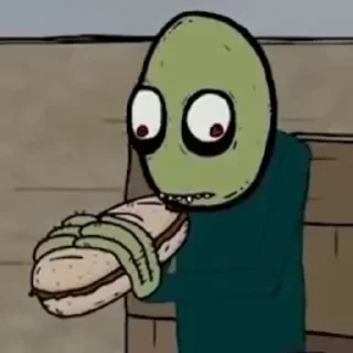 Стикер Зелёные обрубки💚 - 3