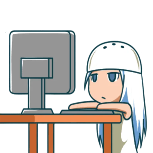 Стикер @tikelmu Salt Girl Shio - 5