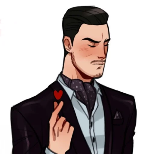 человеческое лицо мужчина мультфильм