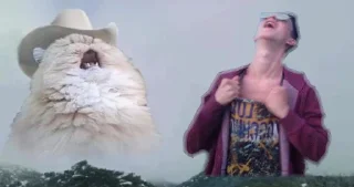 Sticker Сам ты уебок - 3