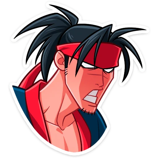 Стикер Самурай Хиро @nyasticks - 9