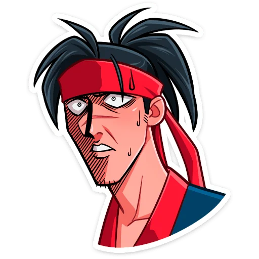 Стикер Самурай Хиро @nyasticks - 0