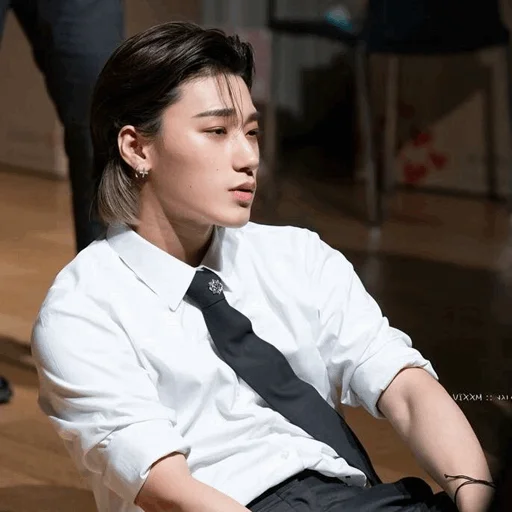 person human face necktie