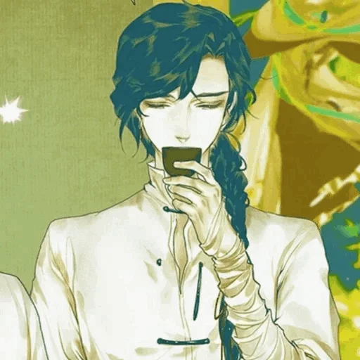 аниме человеческое лицо живопись