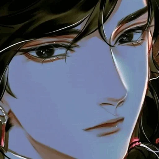 аниме человеческое лицо мультфильм