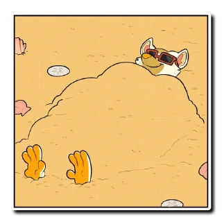 Стикер Sandy - 10