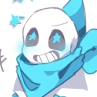 Sticker Blue!Sans [@pivAnSti] - 2