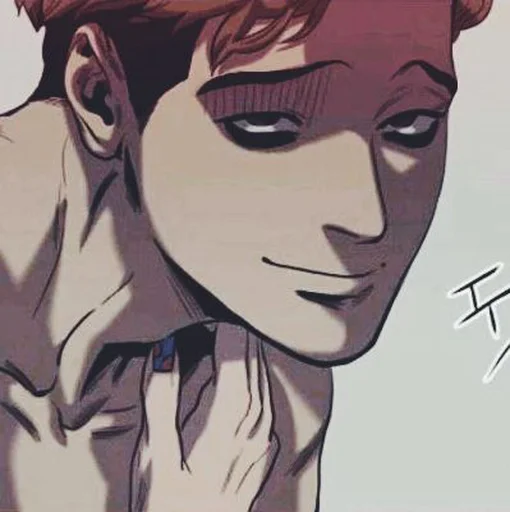 anime illustration human face