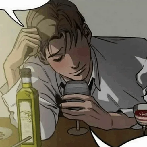 бутылка мультфильм эскиз