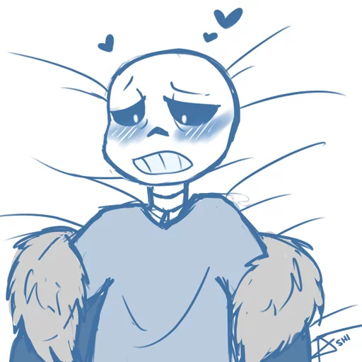 Стикер SansUndertale - 1