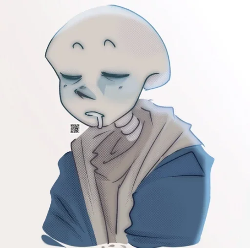 cartoon illustration scarf