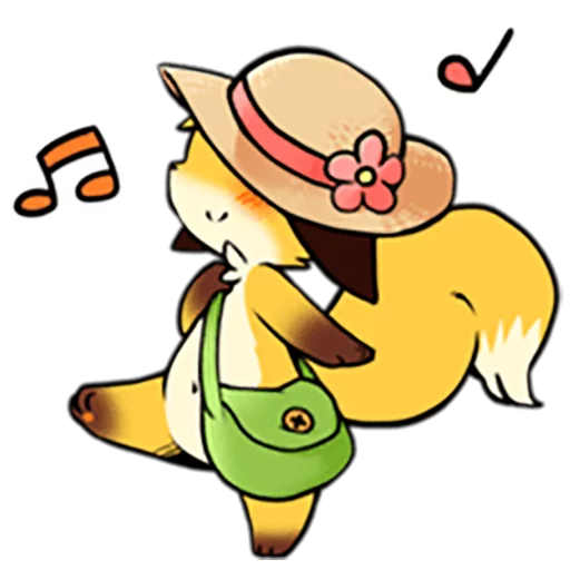 Стикер Sanuki Fox - 10