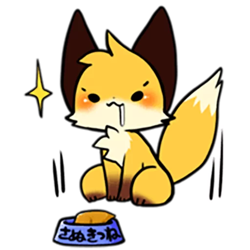 Стикер Sanuki Fox - 8