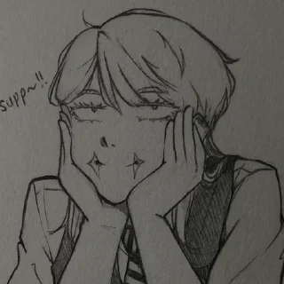 Sticker 𝓢𝓪𝓷𝔃𝓾 𝓗𝓪𝓻𝓾𝓬𝓱𝓲𝔂𝓸. - 2