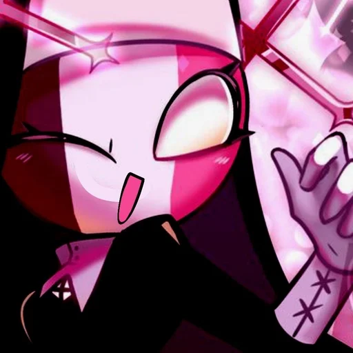 cartoon anime magenta