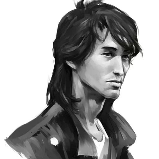 человеческое лицо эскиз портрет